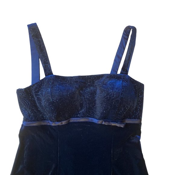 NWOT Vintage Velvet Babydoll Dress & Jacket Hoco Fairy Whimsigoth Sparkle-12P - Picture 14 of 16